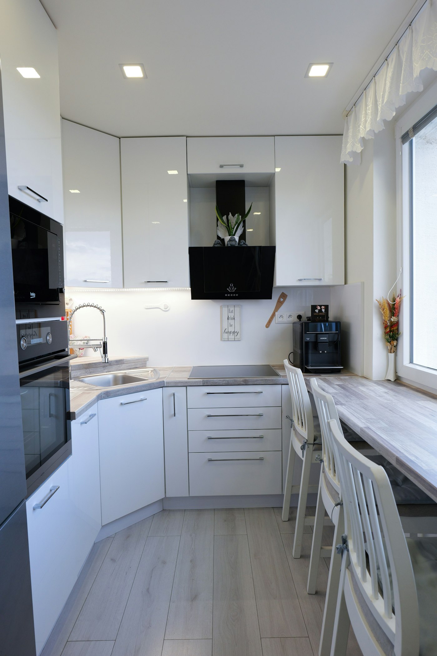 Cozinha de um apartamento